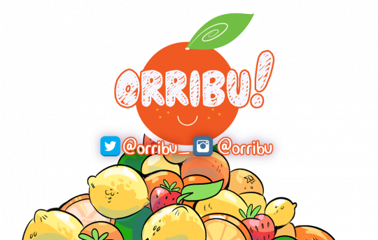 orribu logo and fruit no bg