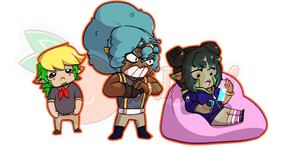 orribu_comm-example_tiny-toon_sample Custom Art Commission | Tiny Toon